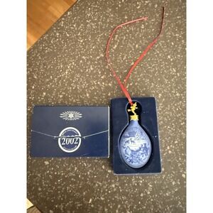 Vintage Royal Copenhagen 2002 Drop Ornament In Original Box